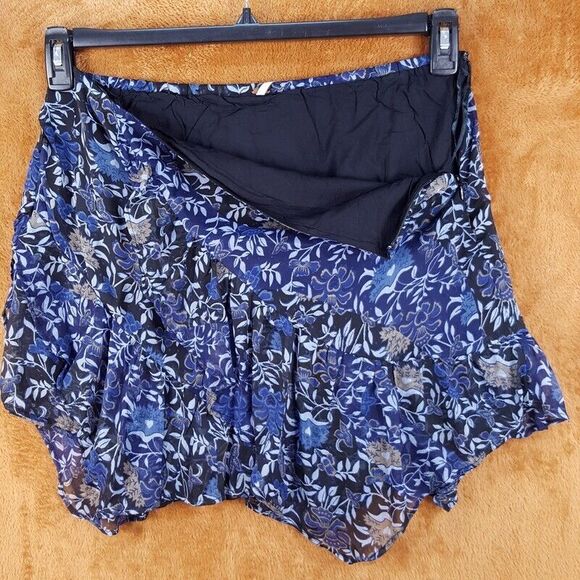 Free People Blue Asymmetrical Skirt - Picture 5 of 10